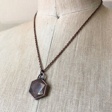 Load image into Gallery viewer, Sunstone Hexagon Necklace #2 - Ready to Ship

