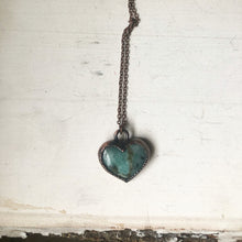 Load image into Gallery viewer, Amazonite Heart Necklace #3

