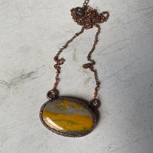 Load image into Gallery viewer, Bumblebee Jasper Oval Necklace #4
