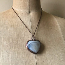 Load image into Gallery viewer, Botswana Agate Heart Necklace #5

