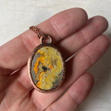 Load image into Gallery viewer, Bumblebee Jasper Oval Necklace #1
