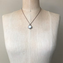 Load image into Gallery viewer, White Moonstone Hexagon Necklace #2 - Ready to Ship
