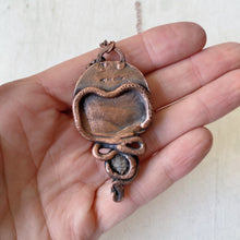Load image into Gallery viewer, Black Moon Lilith Sculpted Necklace - Ready to Ship

