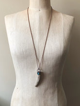 Load image into Gallery viewer, Labradorite &amp; Naturally Shed Deer Antler Tip Necklace #3
