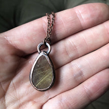 Load image into Gallery viewer, Rutile Quartz Teardrop Necklace #1 - Ready to Ship
