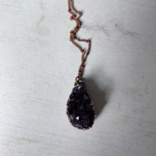 Load image into Gallery viewer, Amethyst Druzy &quot;Shine&quot; Necklace #6 - Ready to Ship
