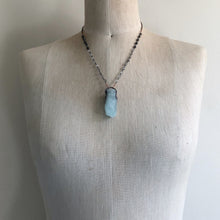 Load image into Gallery viewer, Raw Aquamarine Necklace #1 - Ready to Ship
