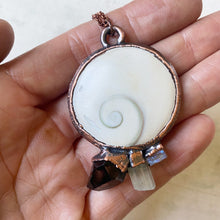 Load image into Gallery viewer, Eye of Shiva New Moon in Cancer Statement Necklace - Ready to Ship
