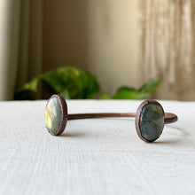 Load image into Gallery viewer, Labradorite Cuff Bracelet #2 - Ready to Ship
