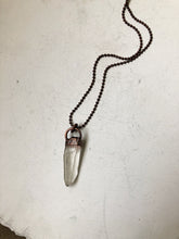 Load image into Gallery viewer, Raw Clear Quartz Point Ball Chain Necklace - Ready to Ship (5/17 Update)
