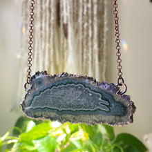 Load image into Gallery viewer, Amethyst Stalactite Slice Necklace #7 - Ready to Ship
