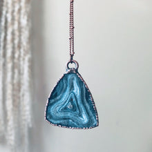 Load image into Gallery viewer, Chalcedony Triangle Necklace - Ready to Ship
