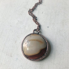 Load image into Gallery viewer, Polychrome Jasper Moon Necklace #2
