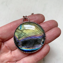 Load image into Gallery viewer, Labradorite Full Moon in Leo Necklace #7 - Ready to Ship
