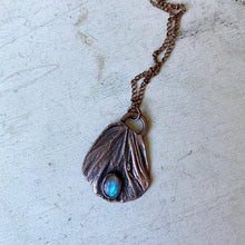 Load image into Gallery viewer, Electroformed Butterfly Wing &amp; Labradorite Necklace #6 - Ready to Ship
