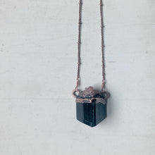 Load image into Gallery viewer, Black Tourmaline &amp; Pink Amethyst Necklace #2
