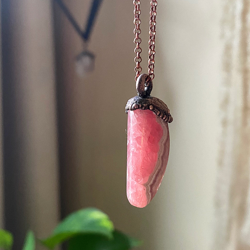 Rhodochrosite Necklace #4