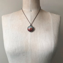 Load image into Gallery viewer, Polychrome Jasper Moon Necklace #3
