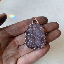 Load image into Gallery viewer, Amethyst Druzy &quot;Shine&quot; Necklace #3 - Ready to Ship
