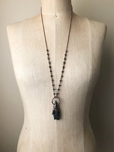 Load image into Gallery viewer, Black Kyanite Necklace #1 (Ready to Ship) - Darkness Calling Collection
