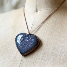 Load image into Gallery viewer, Druzy Heart “Shine On” Necklace #3 - Ready to Ship
