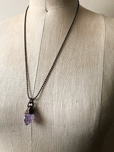 Load image into Gallery viewer, Raw Amethyst Point Ball Chain Necklace - Ready to Ship (5/17 Update)
