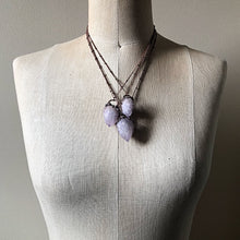 Load image into Gallery viewer, Amethyst Spirit Quartz Point Necklace - Snow Moon Collection
