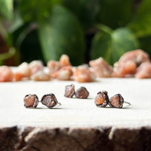 Load image into Gallery viewer, Sunstone Stud Earrings - Ready to Ship
