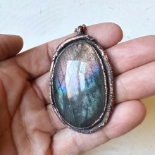 Load image into Gallery viewer, Oval Labradorite Necklace - Ready to Ship
