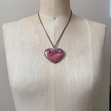 Load image into Gallery viewer, Thulite Heart Necklace #5 - Ready to Ship
