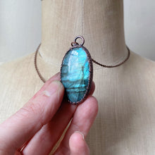 Load image into Gallery viewer, Labradorite Full Moon in Leo Necklace #3 - Ready to Ship
