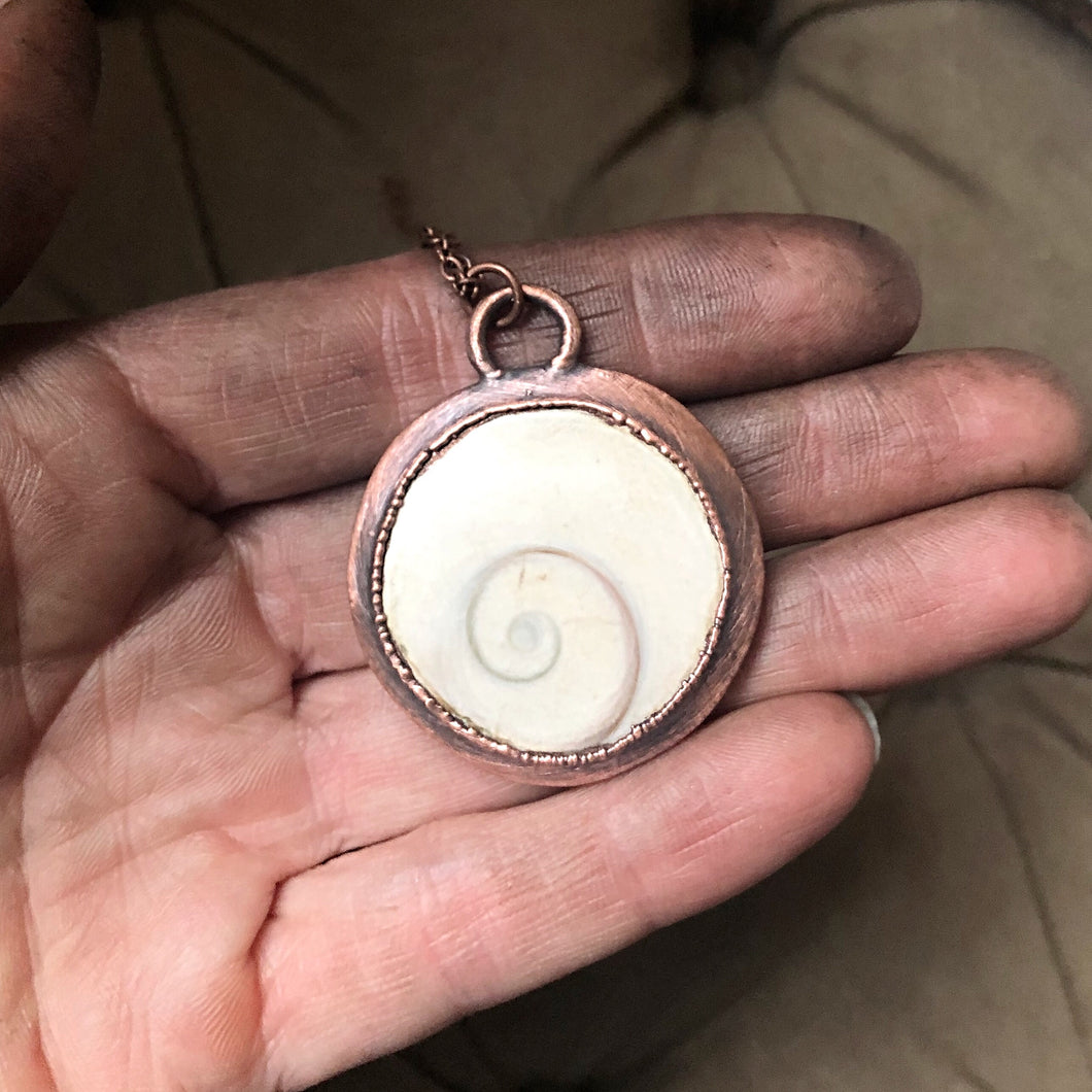 Eye of Shiva Moon Necklace #2 - Ready to Ship