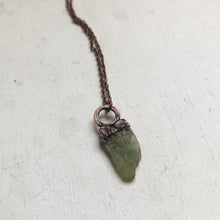 Load image into Gallery viewer, Raw Green Kyanite Necklace #2 - Ready to Ship
