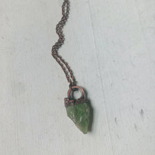 Load image into Gallery viewer, Raw Green Kyanite Necklace #1 - Ready to Ship
