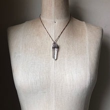 Load image into Gallery viewer, Raw Clear Quartz Point Necklace - Ready to Ship
