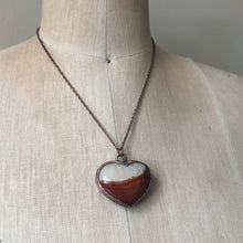 Load image into Gallery viewer, Polychrome Jasper Heart Necklace #2
