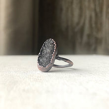 Load image into Gallery viewer, Druzy Portal of the Heart Ring #2 (Size 6.75) - Ready to Ship
