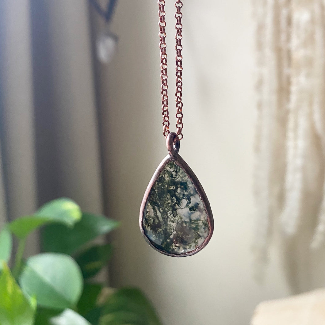 Moss Agate Necklace #1