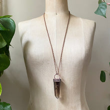 Load image into Gallery viewer, Large Polished Smoky Quartz Point Necklace #2 - Ready to Ship
