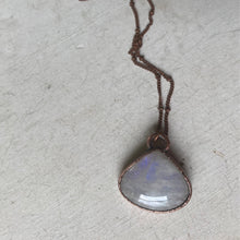 Load image into Gallery viewer, Rainbow Moonstone “Breathe” Necklace #9 - Ready to Ship
