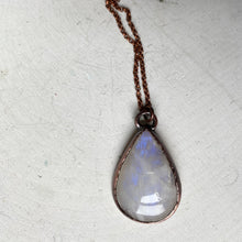 Load image into Gallery viewer, Rainbow Moonstone Teardrop Necklace #2 - Ready to Ship
