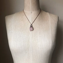 Load image into Gallery viewer, Raw Rose Quartz Necklace - Ready to Ship
