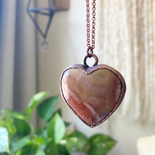 Load image into Gallery viewer, Polychrome Jasper Heart Necklace #1
