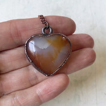 Load image into Gallery viewer, Carnelian Heart Necklace #4 - Ready to Ship
