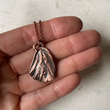 Load image into Gallery viewer, Electroformed Butterfly Wing &amp; Rainbow Moonstone Necklace #1 - Ready to Ship
