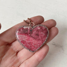 Load image into Gallery viewer, Thulite Heart Necklace #5 - Ready to Ship
