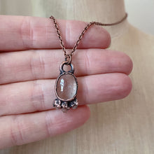 Load image into Gallery viewer, Rutile Quartz &amp; Sunstone Necklace #3 - Ready to Ship
