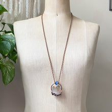 Load image into Gallery viewer, Smoky Quartz Cluster &amp; Raw Opal Necklace - Ready to Ship
