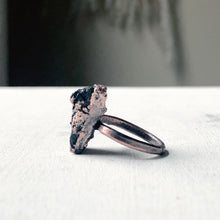 Load image into Gallery viewer, Black Tourmaline Statement Ring #2 (Size 8)
