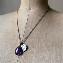 Load image into Gallery viewer, Live By the Moon Necklace with Amethyst (Small)- Ready to Ship
